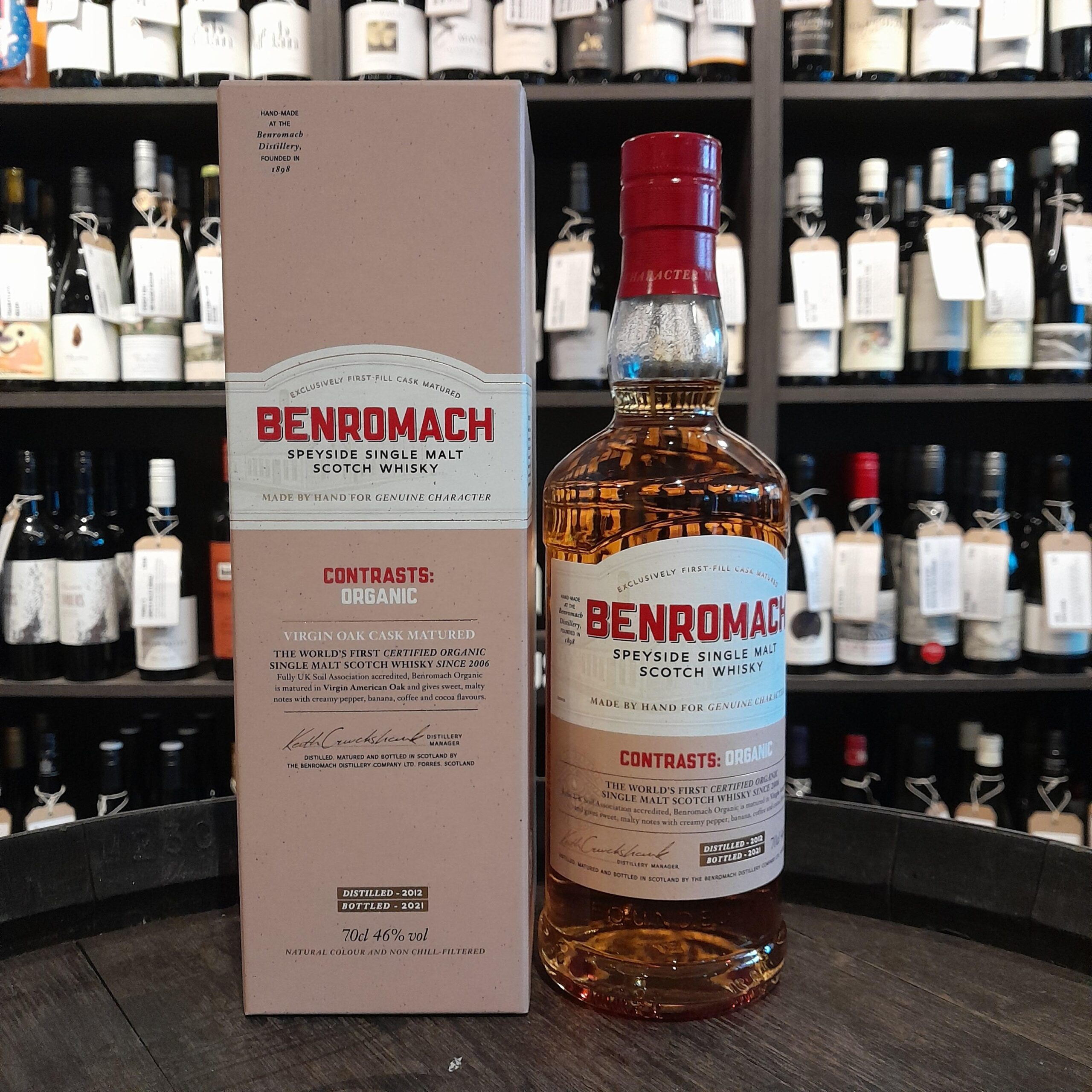 Benromach Organic Single Malt Whisky 70cl